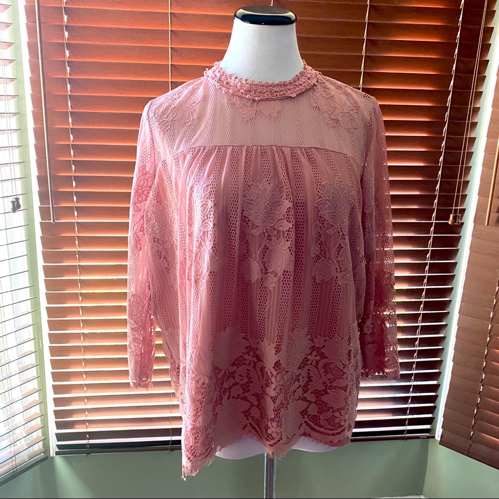 Boho Top in Mauve NY&C SOHO Jeans